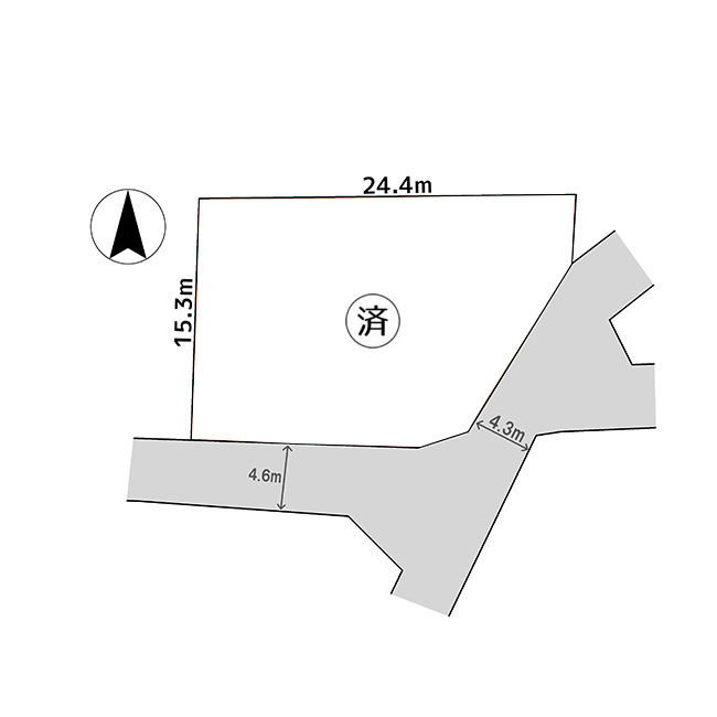 宇都宮市中久保１丁目　売地 全1区画